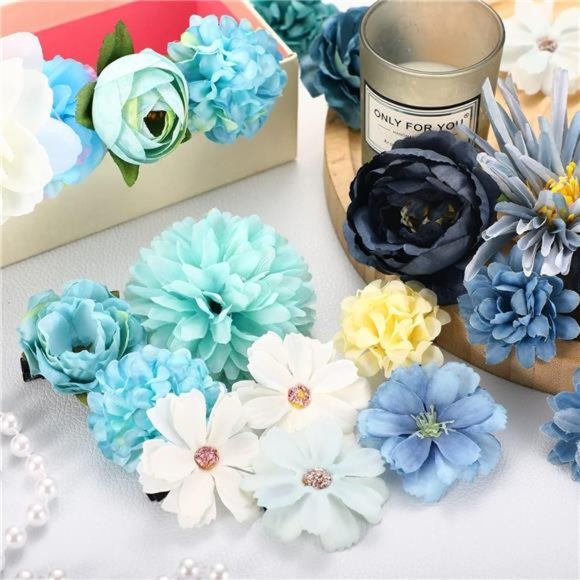 21 Pieces Flower Hair Clip Rose Hair Clips Hair Barrettes for Women Flower - Picture 7 of 7